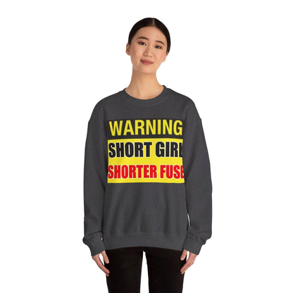 Short Girl Shorter Fuse - Unisex Heavy Blend™ Crewneck Sweatshirt