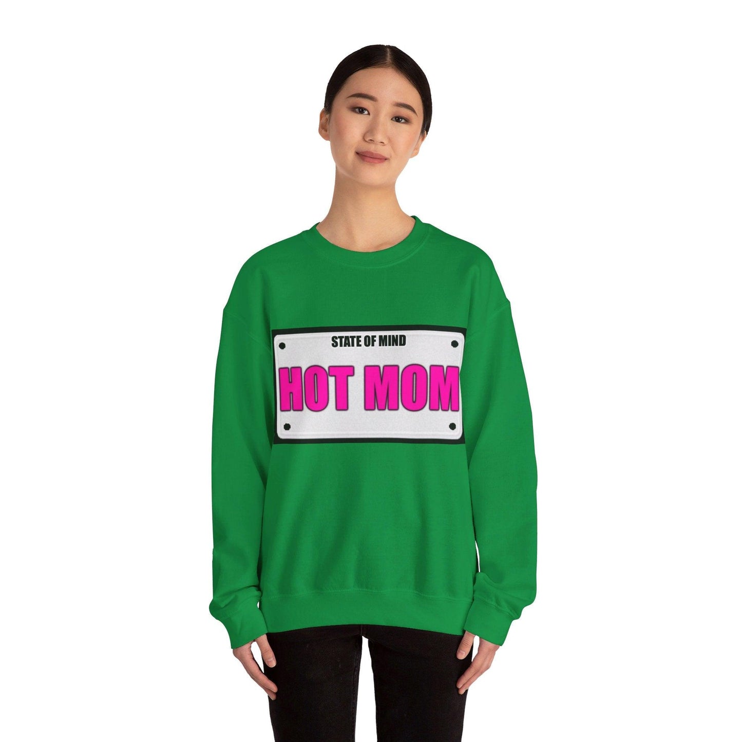 State Of Mind - HOT MOM - Unisex Heavy Blend™ Crewneck Sweatshirt