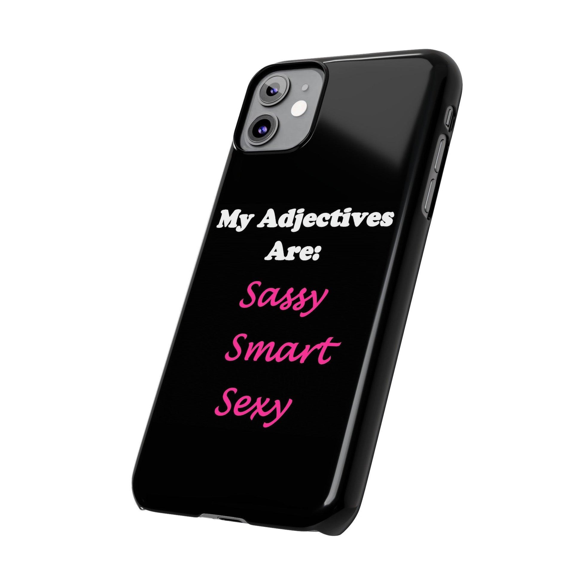 Sassy (Black) - Slim Phone Cases - Better Mode