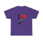 I Heart Guitar - Unisex Heavy Cotton T-Shirt - Better Mode