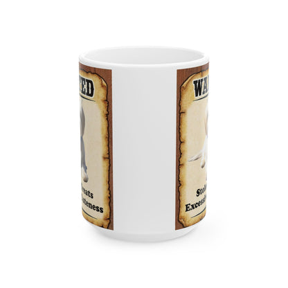 Wanted Poster Ceramic Mug - Maltese