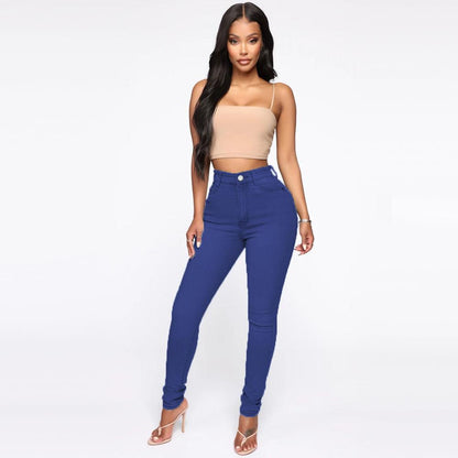 Women's Jeans - High Waist - Slim Style - Better Mode