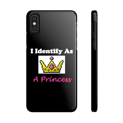 ID Princess (Black) - Slim Phone Cases - Better Mode