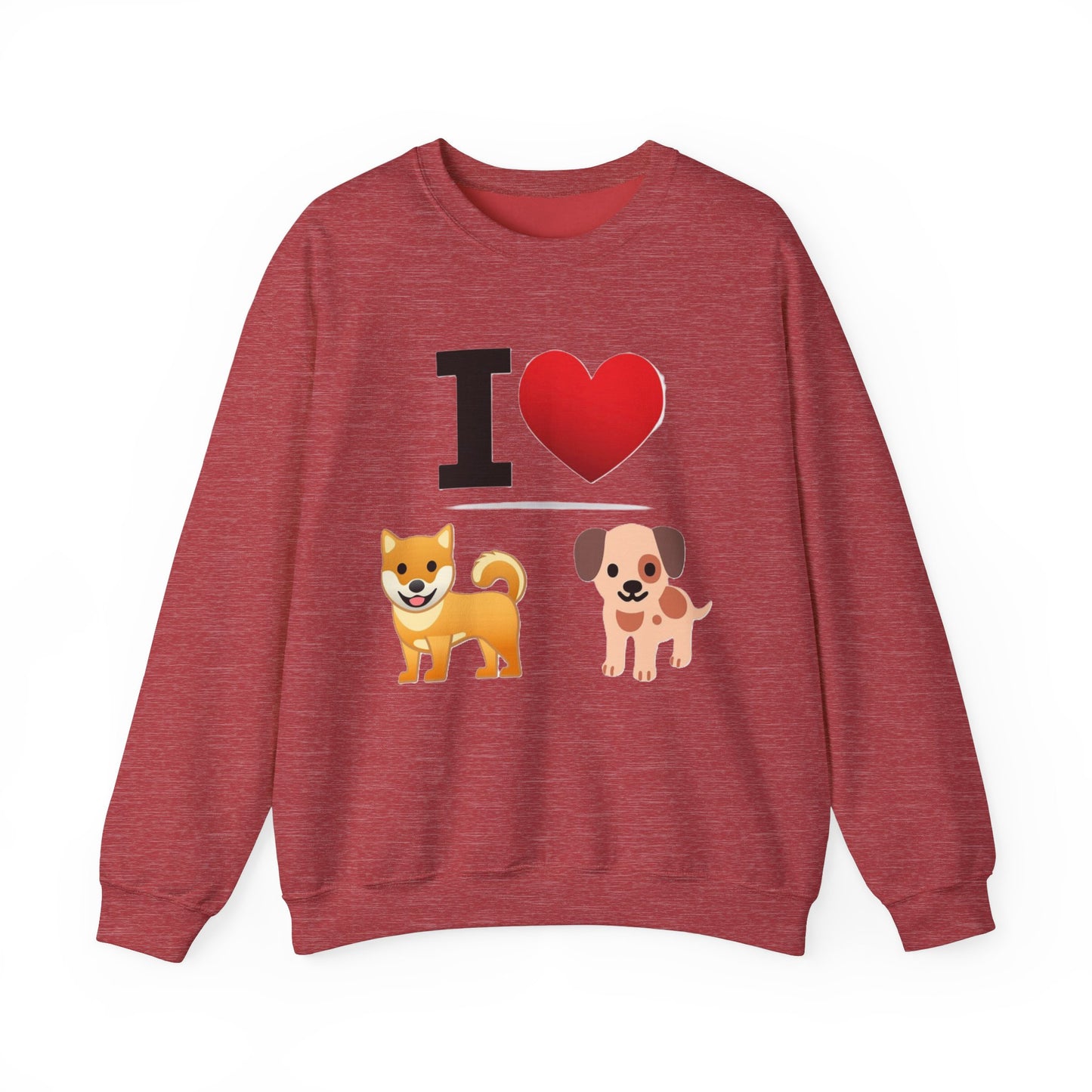 I Heart Dogs - Crewneck Sweatshirt