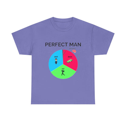 Perfect Man Pie Chart T-Shirt