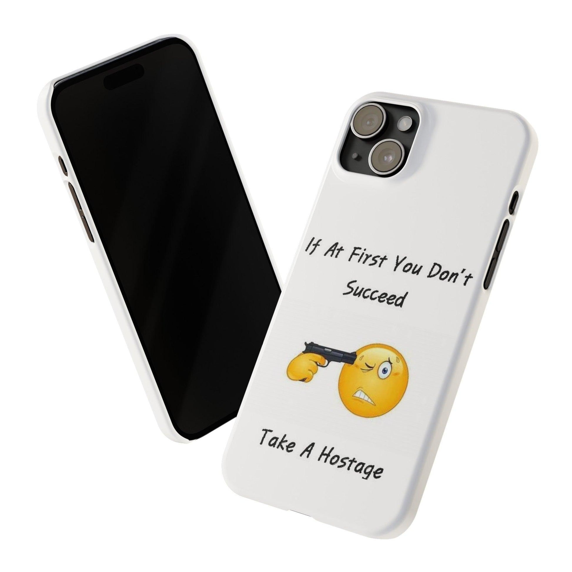 Hostage (White) - Slim Phone Cases - Better Mode