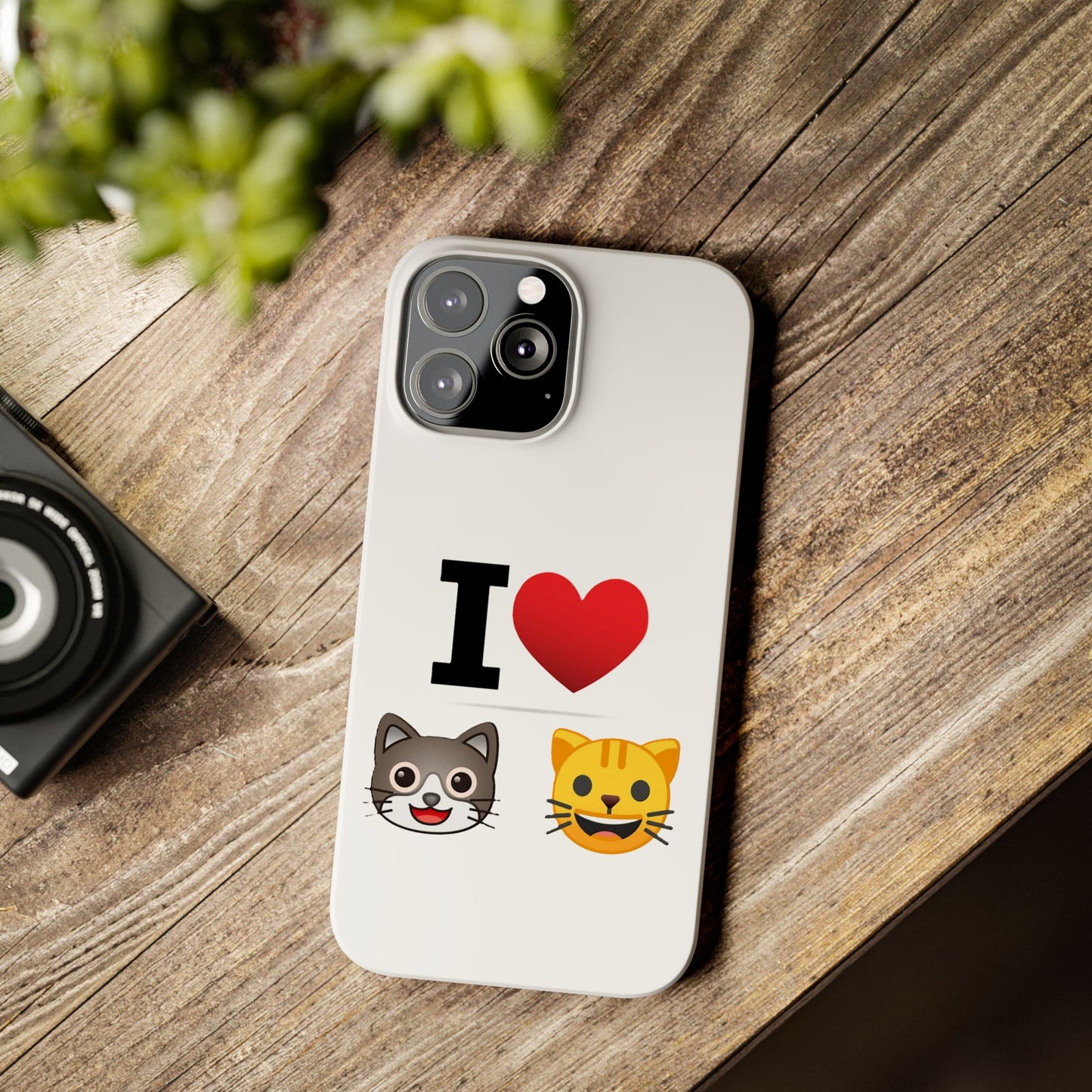 I Heart Cats - Slim Phone Cases