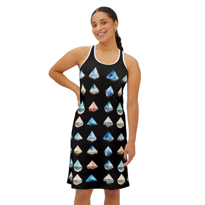 Triangle Pattern Racerback Dress