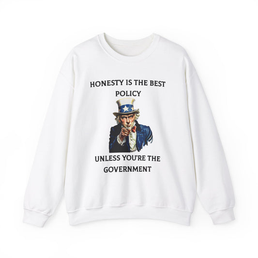 Honesty Policy - Crewneck Sweatshirt