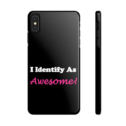 Awesome (Black) - Slim Phone Cases - Better Mode