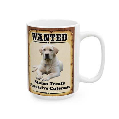 Wanted Poster Ceramic Mug - Labrador