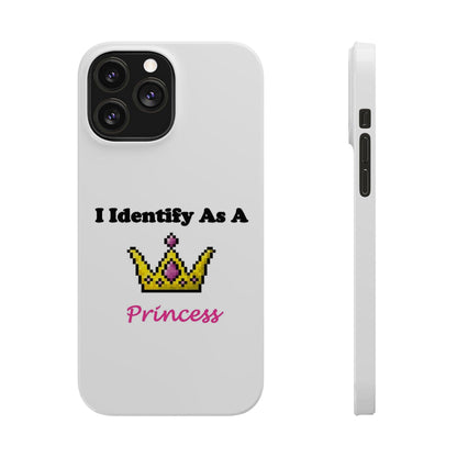 ID Princess (White) - Slim Phone Cases - Better Mode