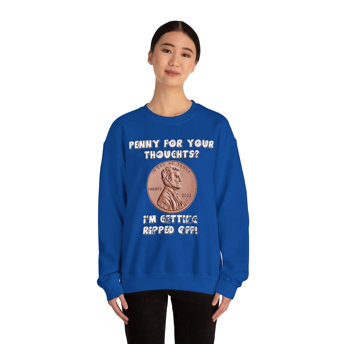 Penny...Thoughts - Crewneck Sweatshirt