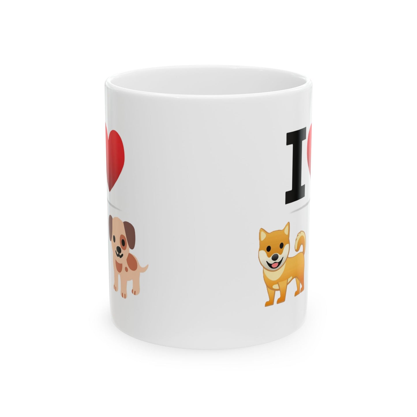 I Heart Dogs Ceramic Mug