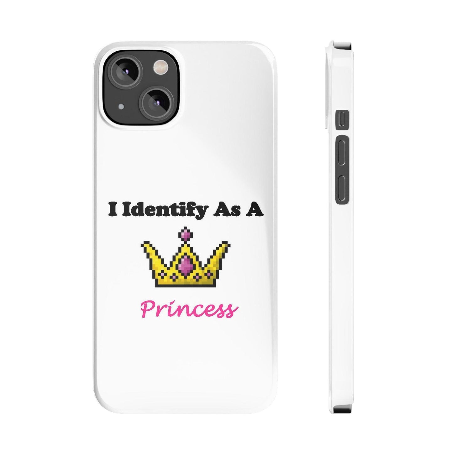 ID Princess (White) - Slim Phone Cases - Better Mode