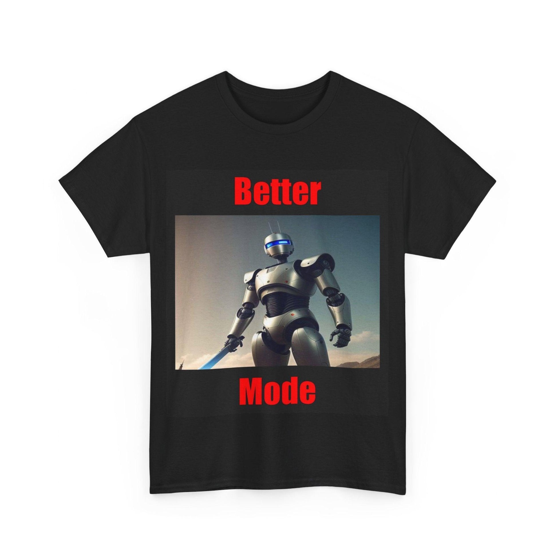 Better Mode 3 (Black) - Unisex Heavy Cotton Tee - Better Mode