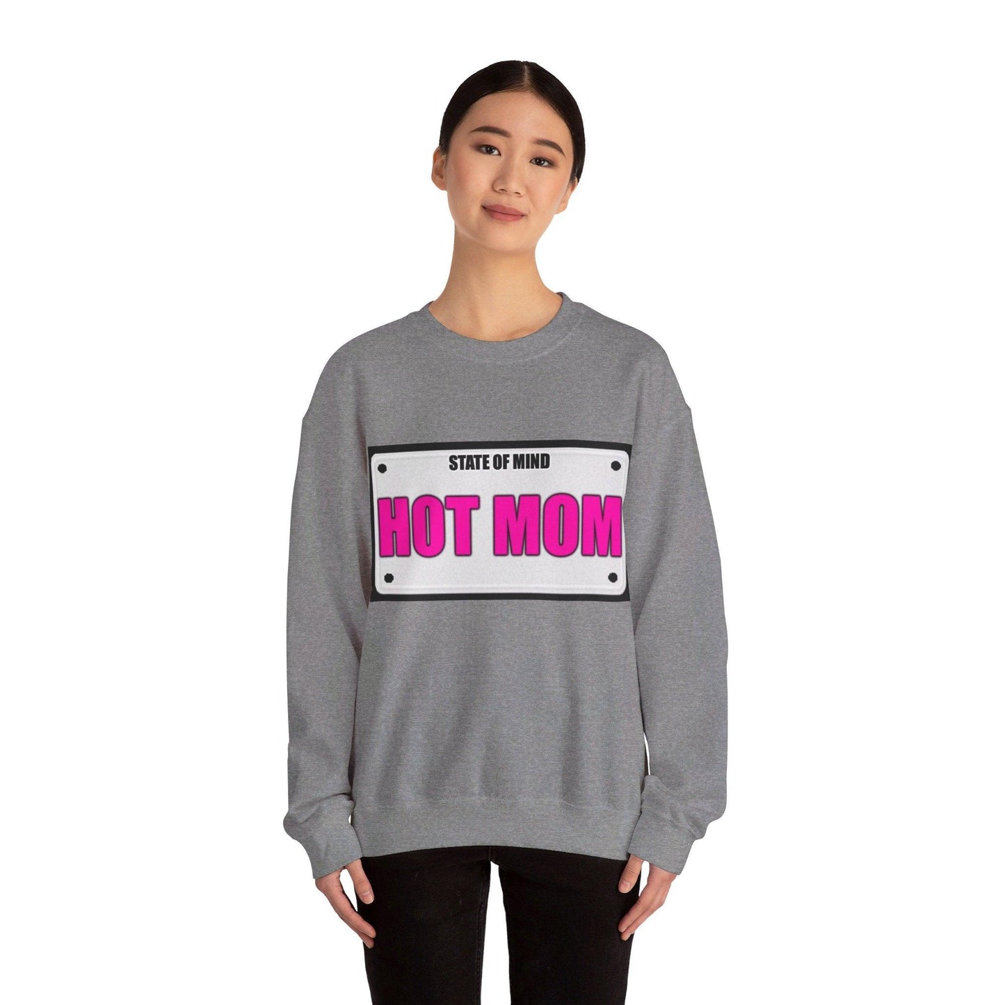 State Of Mind - HOT MOM - Unisex Heavy Blend™ Crewneck Sweatshirt