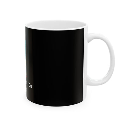 Sorry Booked 2 (Black) - Ceramic Mug, (11oz, 15oz)