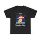 Christmas - Feliz Naughty Dog 1 (Black) - Unisex Heavy Cotton T-Shirt - Better Mode