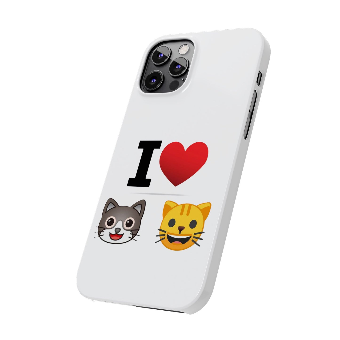 I Heart Cats - Slim Phone Cases