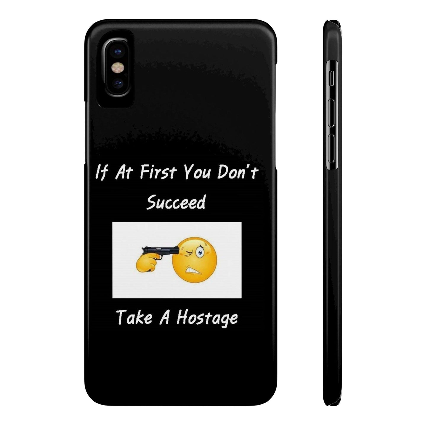 Hostage (Black) - Slim Phone Cases - Better Mode