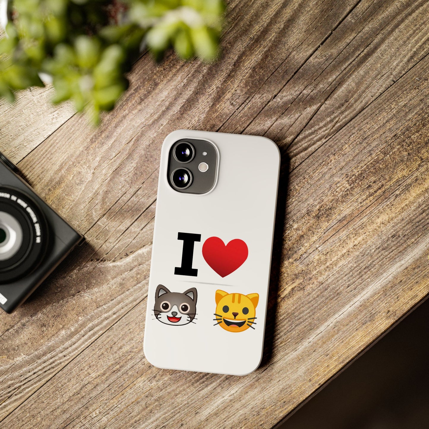 I Heart Cats - Slim Phone Cases