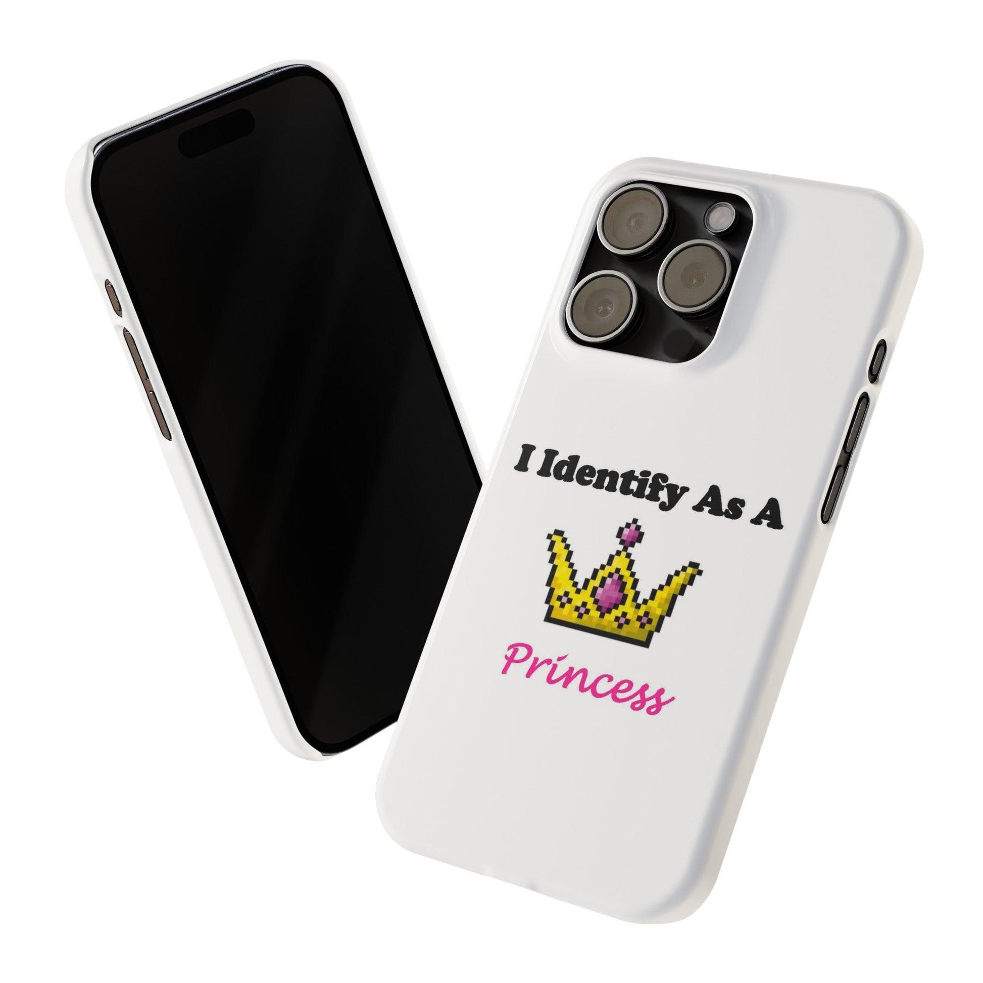 ID Princess (White) - Slim Phone Cases - Better Mode