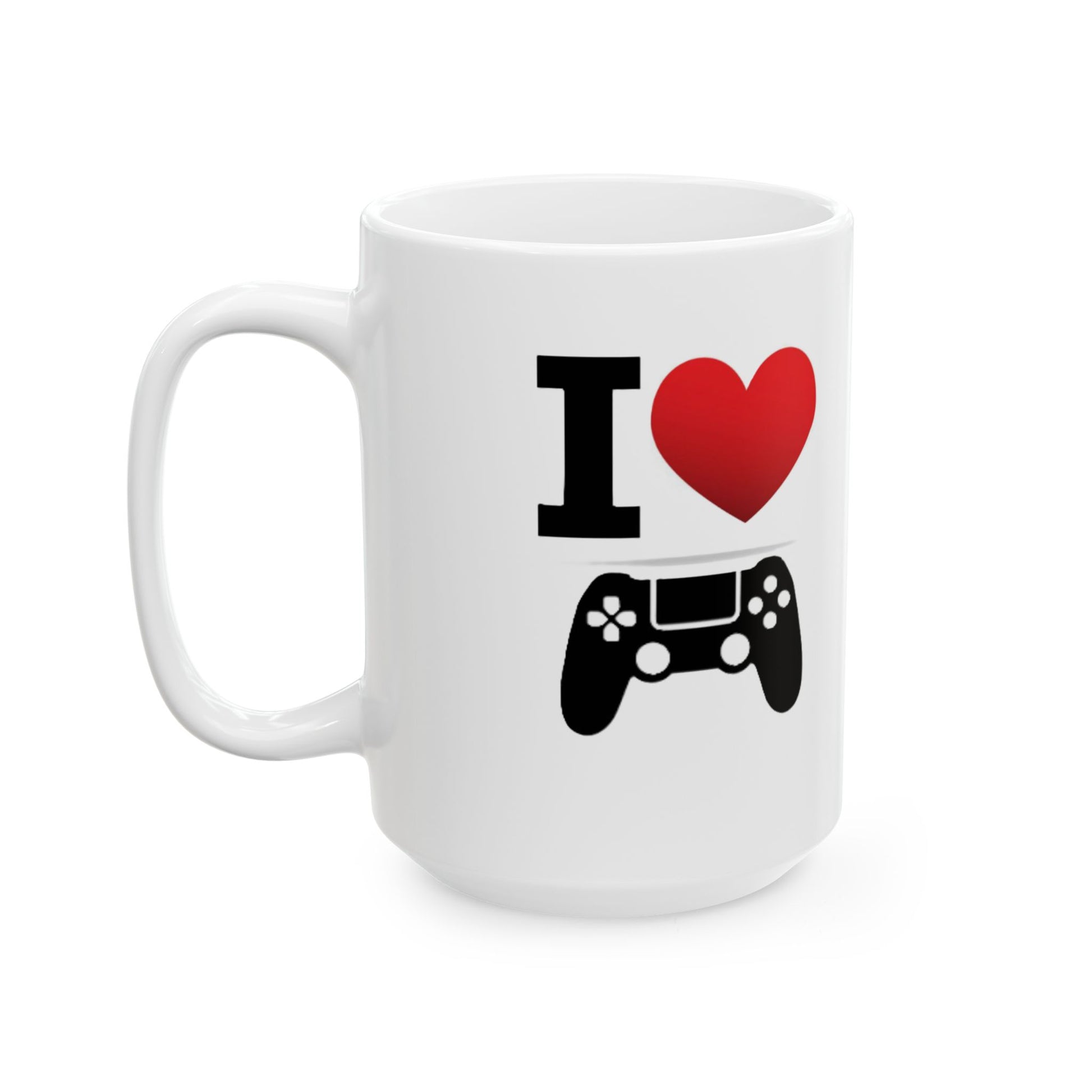 I Heart Gaming - Ceramic Mug, (11oz, 15oz) - Better Mode