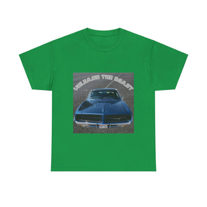 Unleash The Beast Classic Car 1 - Unisex Heavy Cotton T-Shirt