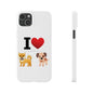 I Heart Dogs - Slim Phone Cases