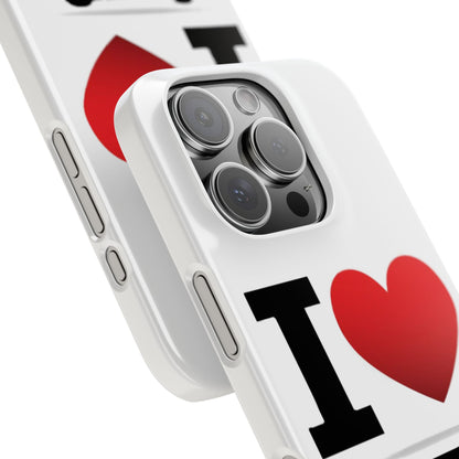 I Heart Gaming - Slim Phone Cases