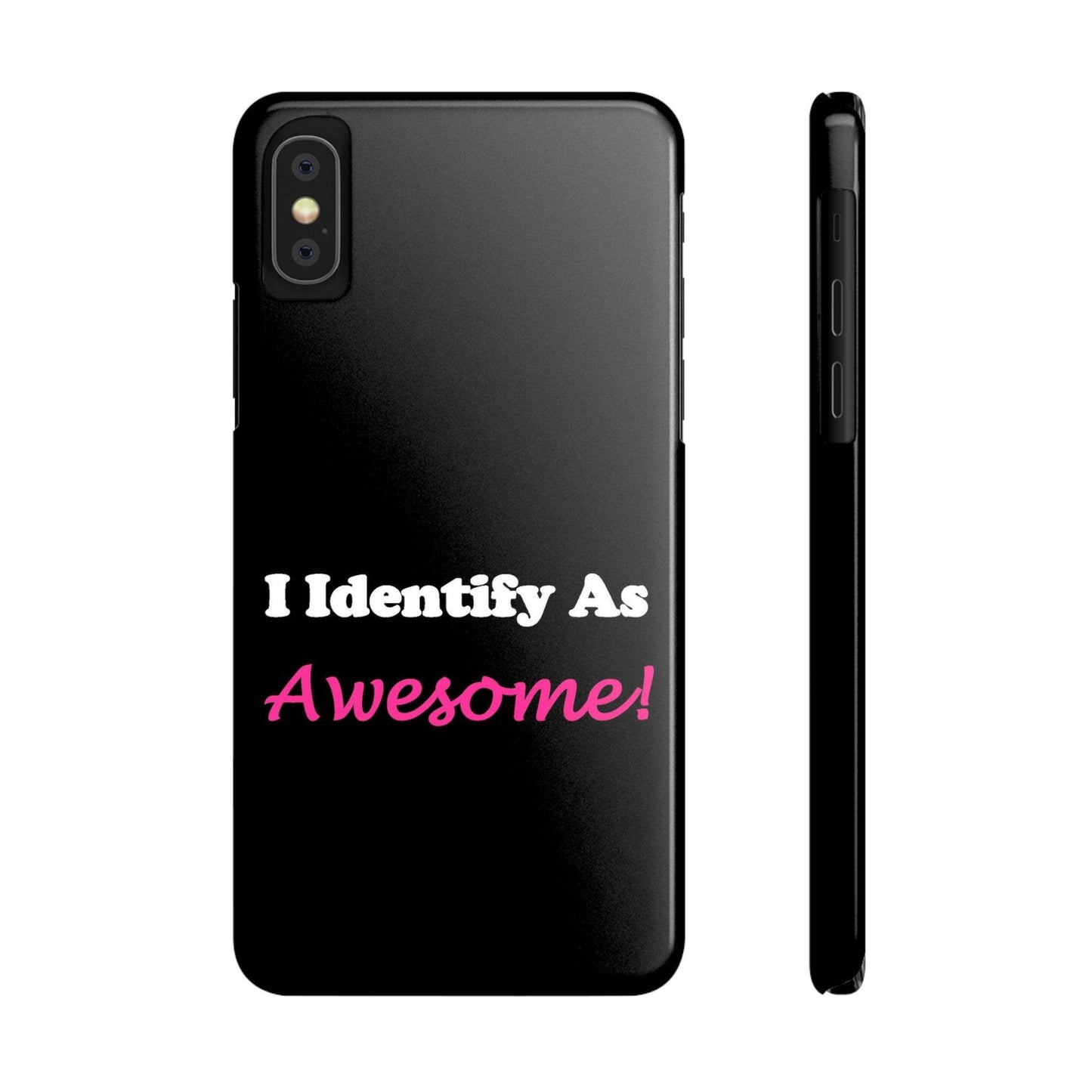 Awesome (Black) - Slim Phone Cases - Better Mode