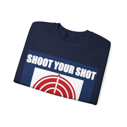 Shoot Shot (Blue) - Unisex Heavy Blend™ Crewneck Sweatshirt