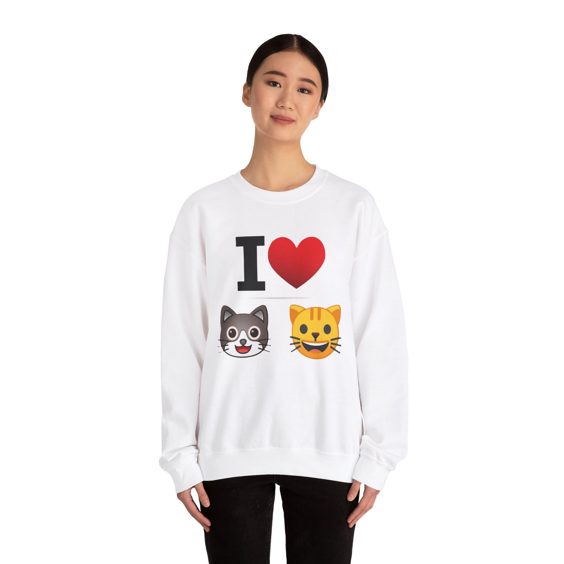 I Heart Cats - Crewneck Sweatshirt - Better Mode