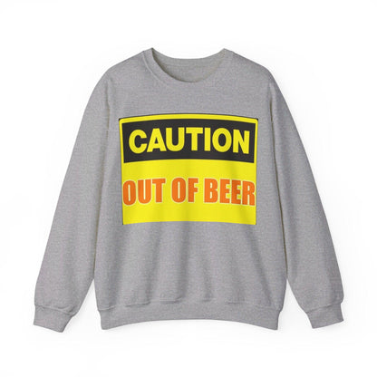 Caution Beer - Unisex Heavy Blend™ Crewneck Sweatshirt