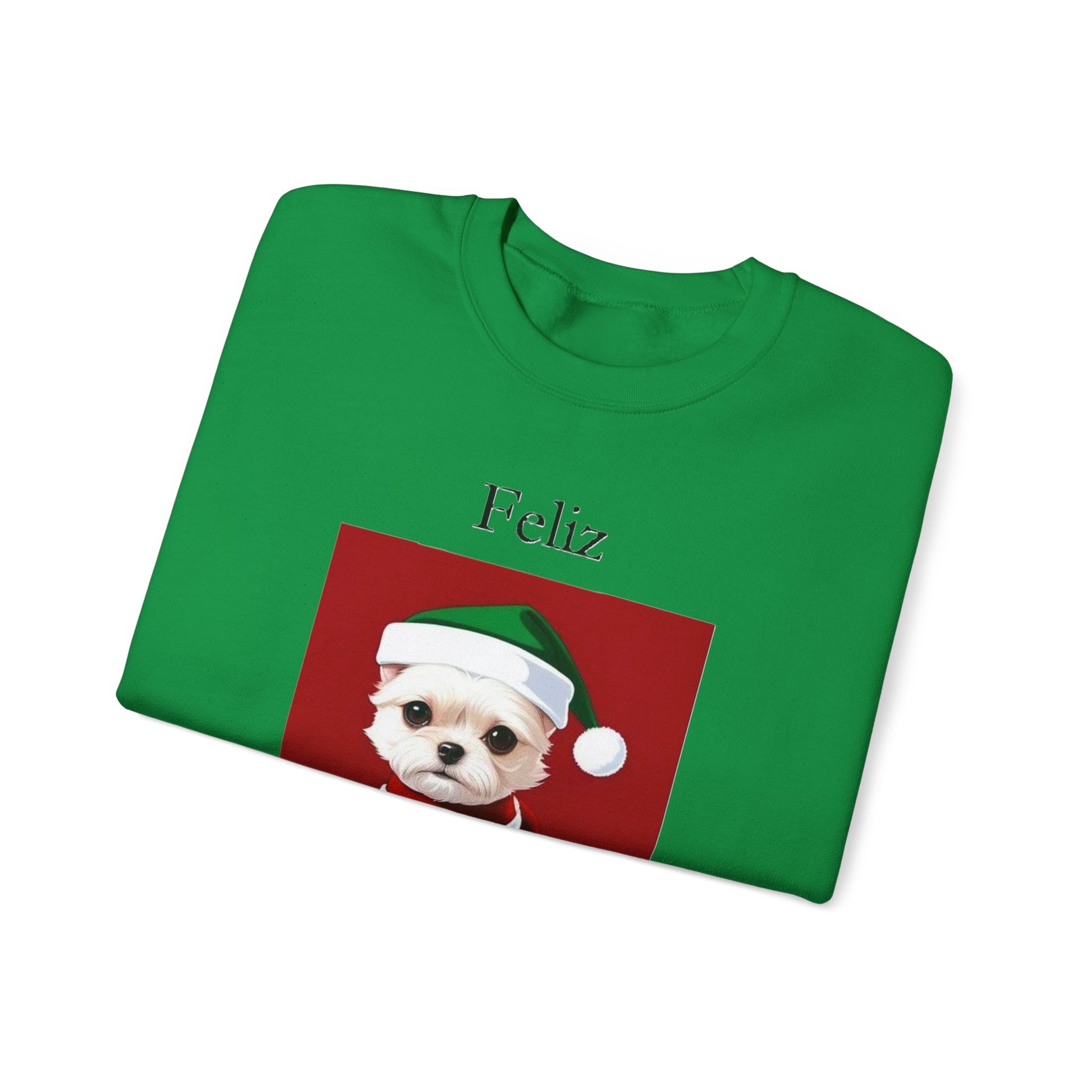 Christmas - Feliz Naughty Dog 2 - Unisex Heavy Blend™ Crewneck Sweatshirt - Better Mode