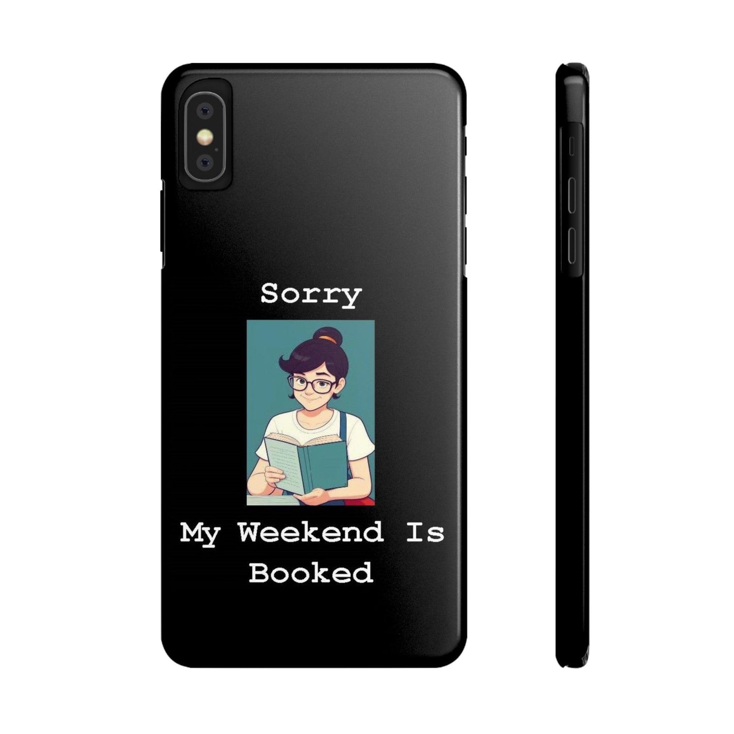 Booked 2 (Black) - Slim Phone Cases - Better Mode