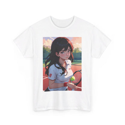 Anime Tennis 5 - Unisex Heavy Cotton T-Shirt