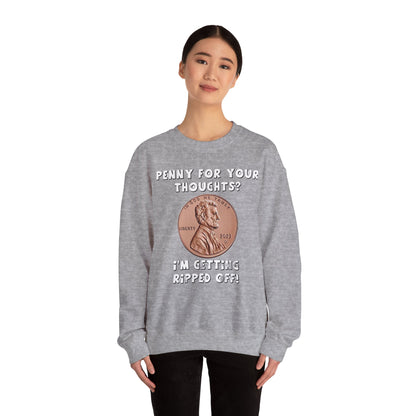 Penny...Thoughts - Crewneck Sweatshirt