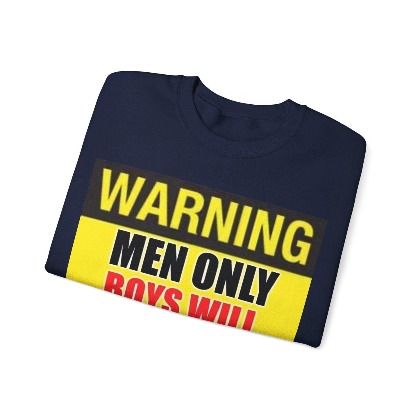 Warning Boys Shot Down - Unisex Heavy Blend™ Crewneck Sweatshirt