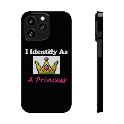 ID Princess (Black) - Slim Phone Cases - Better Mode