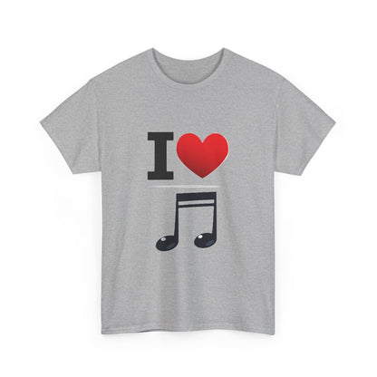 I Heart Music - Unisex Heavy Cotton T-Shirt - Better Mode