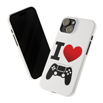 I Heart Gaming - Slim Phone Cases