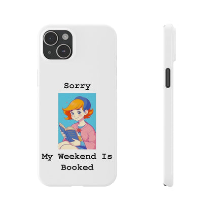 Booked 1 (White) - Slim Phone Cases - Better Mode