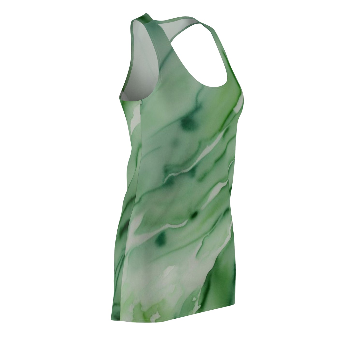 Green Marble Racerback Dress