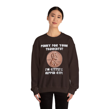 Penny...Thoughts - Crewneck Sweatshirt