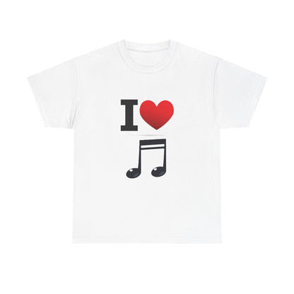 I Heart Music - Unisex Heavy Cotton T-Shirt - Better Mode