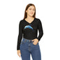 Women's Dolphin Long Sleeve V-neck Shirt