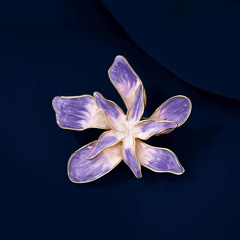 Elegant Purple Flower Brooch/Pin - Better Mode