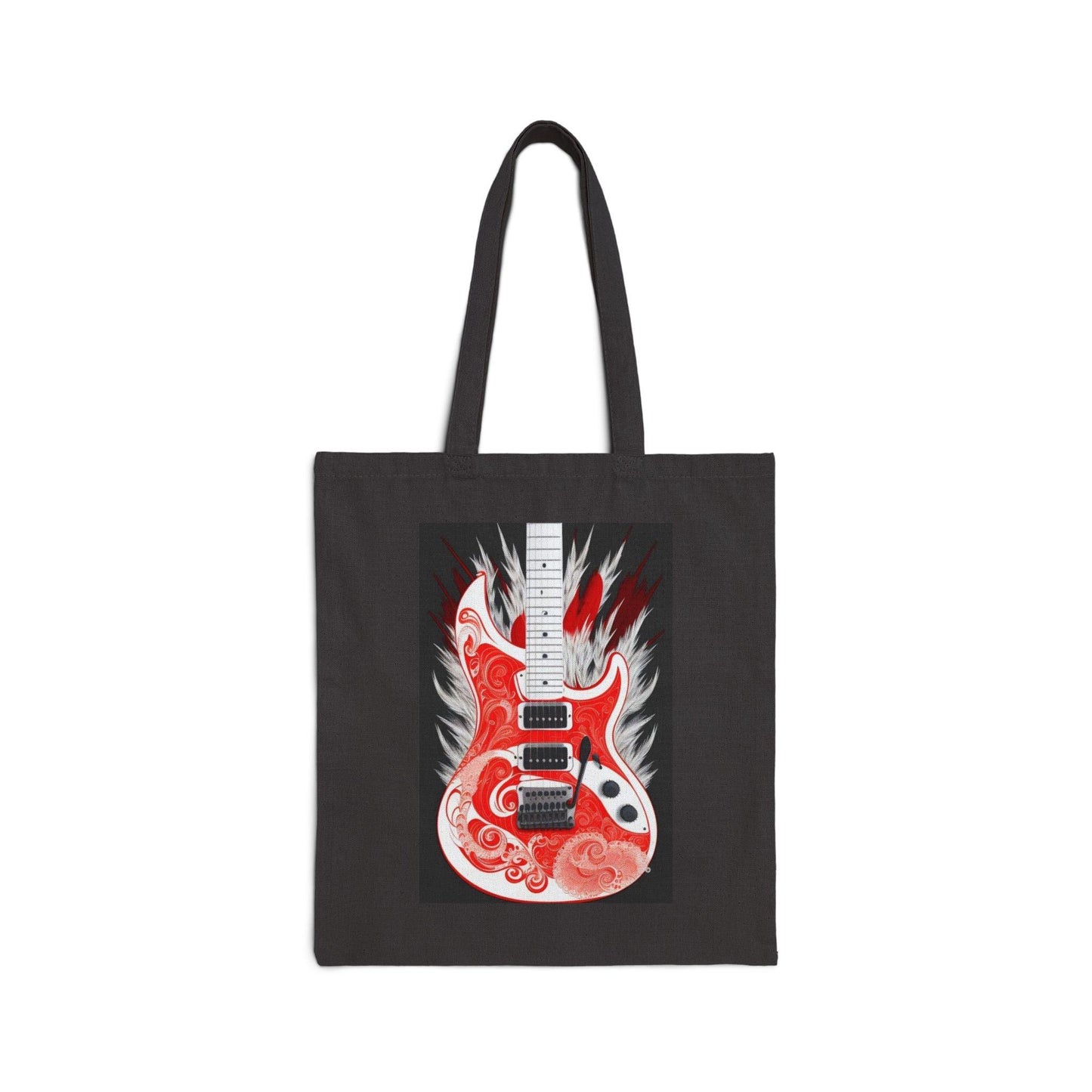 Rock collection Guitar - Cotton Canvas Tote Bag - Better Mode